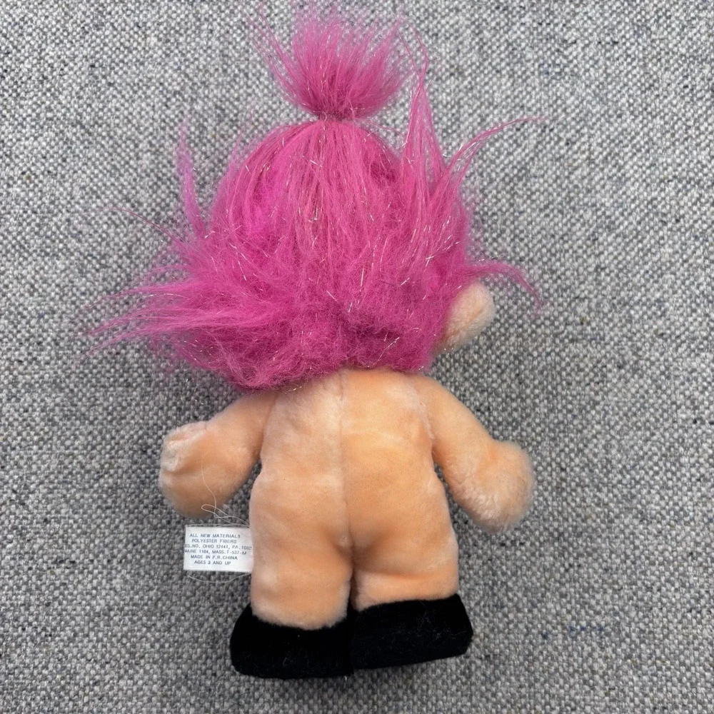 Vintage Trolio Trolls Plush Troll Doll Chosun 1992 Plush 9